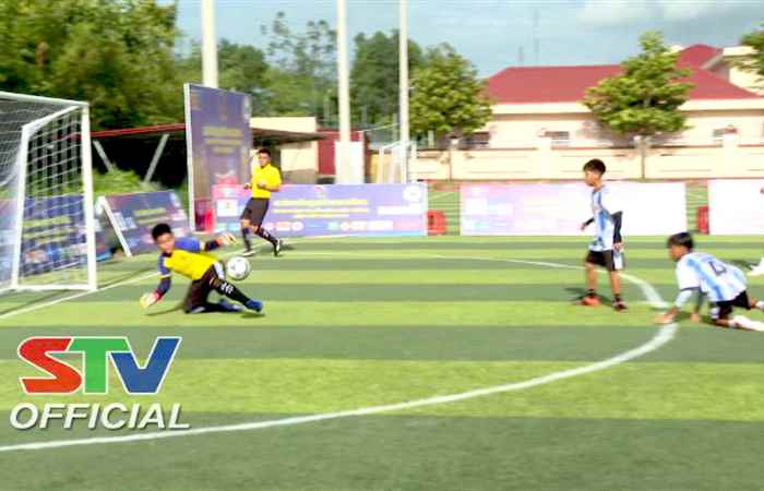 4 Đội vào Bán kết Giải Bóng đá Nhi đồng tranh Cup Truyền hình Sóc Trăng 